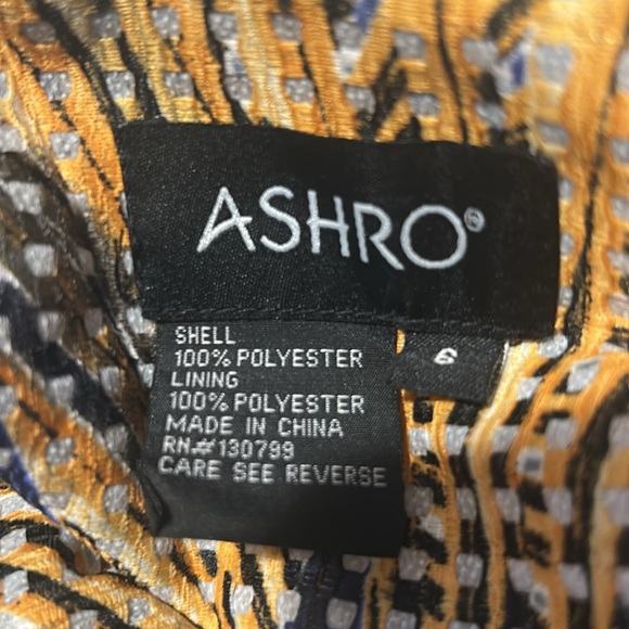 ASHRO Ruffle Wrap A-Line Desk to Dinner Cocktail Party Guest Career Church Dress - Picture 14 of 16